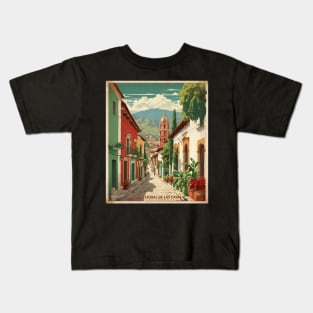 San Cristobal de las Casas Chiapas Mexico Vintage Tourism Travel Kids T-Shirt